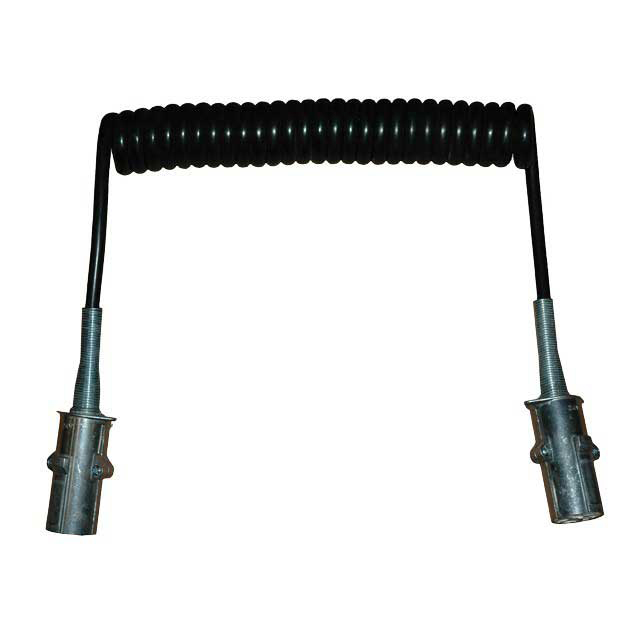 7 CORE 'S' TYPE ELECTRICAL COIL 3MTR LENGTH C/W METAL PLUGS