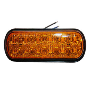 WARNING LAMP 10-30V LED HIGH POWER MULTI FLASH AMBER