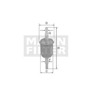 FUEL FILTER WK 31/2
