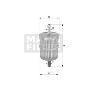 FUEL FILTER WK 42/1