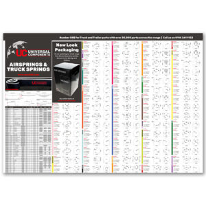 AIRSPRING A1 WALLCHART 2021 - TUBE OF 10