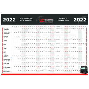 UC WALL PLANNER 2022