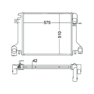 HELLA RADIATOR 8MK376758-021