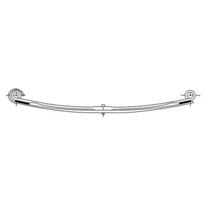 Leaf Spring Front - 2 Leaf