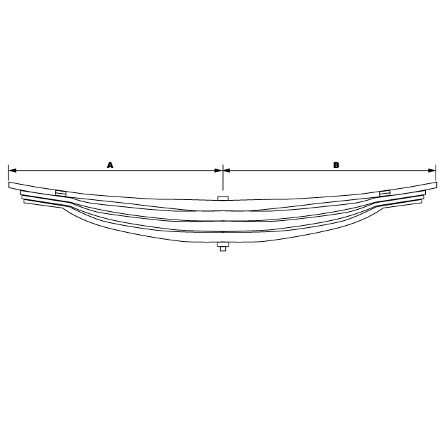 Rear Multi Leaf Spring to suit MERCEDES