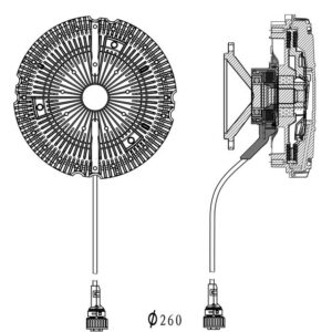 VISCOUS CLUTCH HUB UNIT
