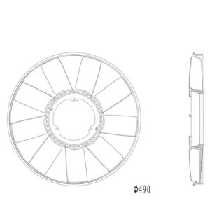 FAN BLADE 488MM