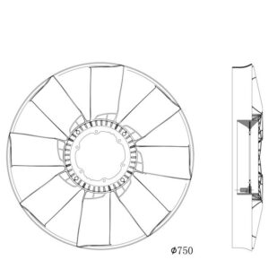 FAN BLADE 704MM
