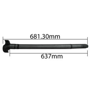CAMSHAFT RH 681.3MM 10 SPLINE MERITOR LM
