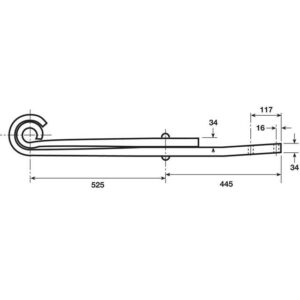 TRAILING ARM C/W BUSH