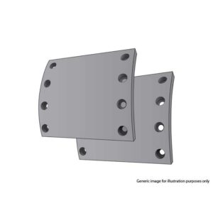 BRAKE LINING AXLE SET GG235/236/1 WVA19758