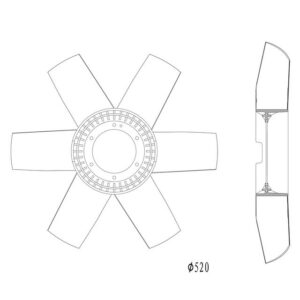 FAN BLADE 520MM