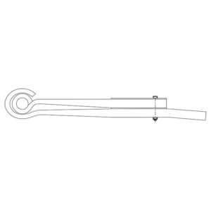 REAR TWIN LEAF TRAILING ARM