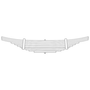 Leaf Spring Rear - 10 Leaf - To Suit SCANIA