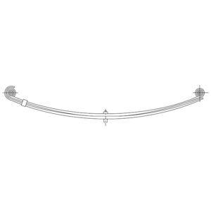 Leaf Spring Front - 2 Leaf
