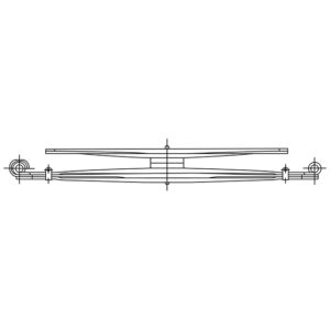 Leaf Spring Rear - 5 Leaf - To Suit SCANIA