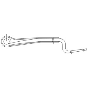 SINGLE LEAF TRAILING ARM (CRANKED)