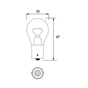 PKT10 24V 21W BA15S