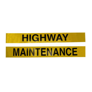 HIGHWAY MAINTENANCE MARKER BOARD VINYL SELF ADHESIVE SET (2)