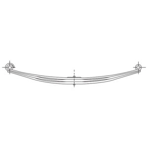 Leaf Spring Front - 3 Leaf