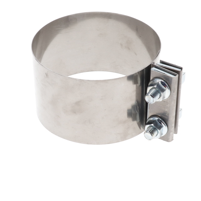 STANDARD FLAT CLAMP S/S FLEX OD 4 1/2" PIPE OD 4 1/2"