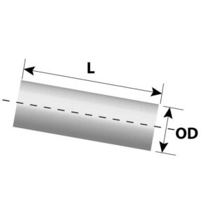 EXTENSION PIPE - ALU 4.25IN OD 0.6M