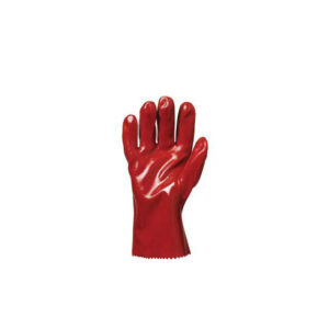 PVC RED GAUNTLETS 350 MM / 14 INCH