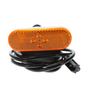 Vignal amber marker lamp 90 degree bracket 1.5m cable & connector