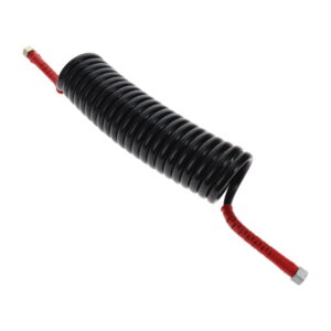 AIR COIL 4.5M BLACK WITH RED TAIL M18 FEMALE
