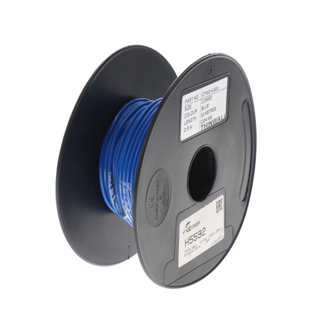 THIN WALL 1.0mm (32/0.20mm) BLUE Single Core 30M