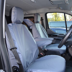 Ford Transit Van 2014+ Front Pair Grey Seat Covers