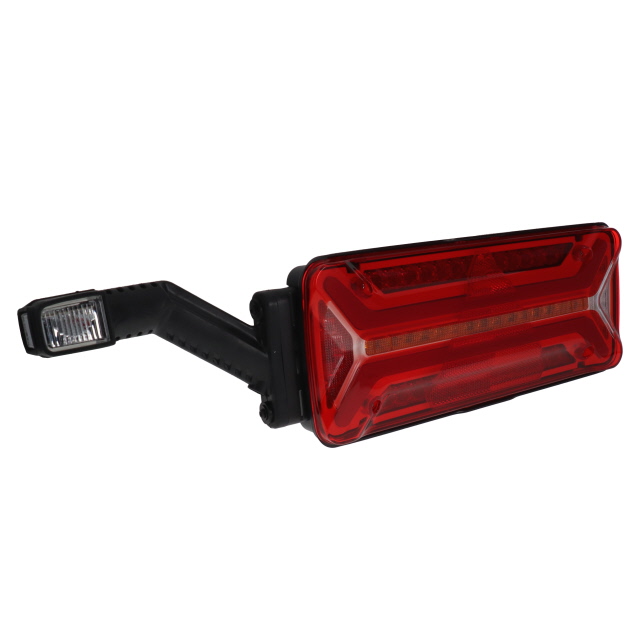 Aspoeck Ecoled 2 LH Rear Lamp 7 Pin Amp + 4 X 2 Pin S/Seal With LED Stalk & Side Marker Control Gear