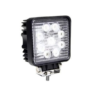 Square 9 x 3W LED Work Lamp