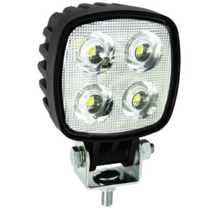 Compact Square Work Lamp - Black