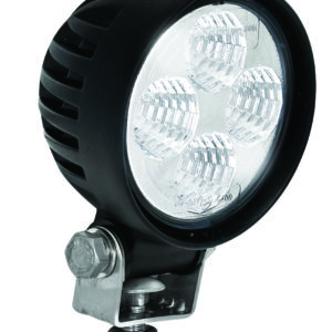Compact Round Work Lamp - Black