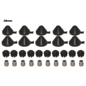 Top hexagonal nut cover cap