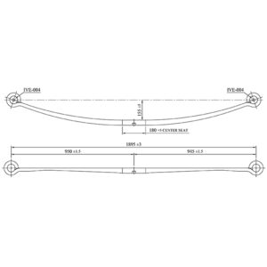 IVECO STRALIS 1 LEAF FRONT SPRING