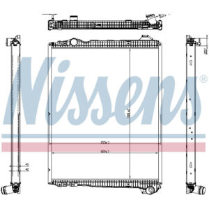 NISSENS RADIATOR TO SUIT SCANIA