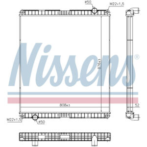 NISSENS RADIATOR TO SUIT VOLVO