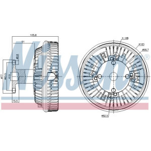NISSENS FAN CLUTCH TO SUIT MAN