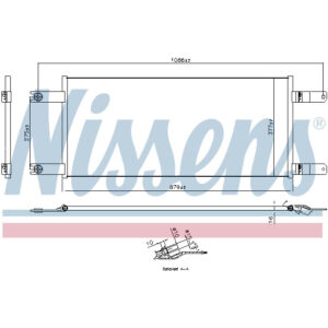 NISSENS CONDENSER TO SUIT SCANIA