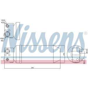 NISSENS RECEIVER DRYER TO SUIT SCANIA