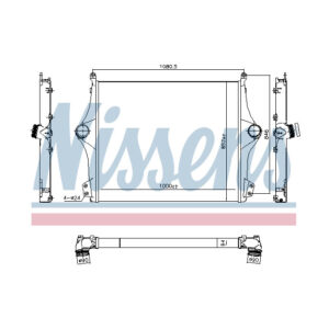 NISSENS INTERCOOLER TO SUIT SCANIA