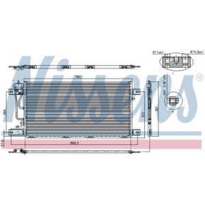 NISSENS CONDENSER TO SUIT SCANIA