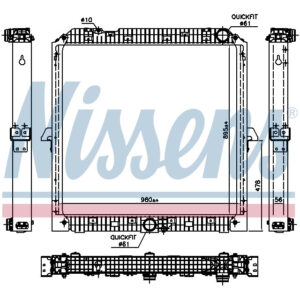 NISSENS RADIATOR TO SUIT MERCEDES