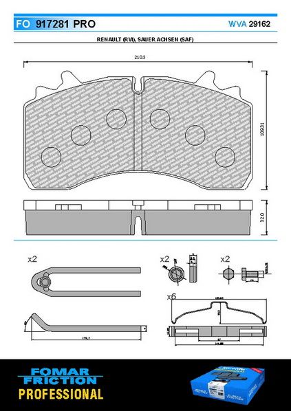 Brake Pad Set, disc brake