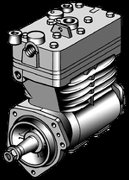 Compressor, compressed-air system