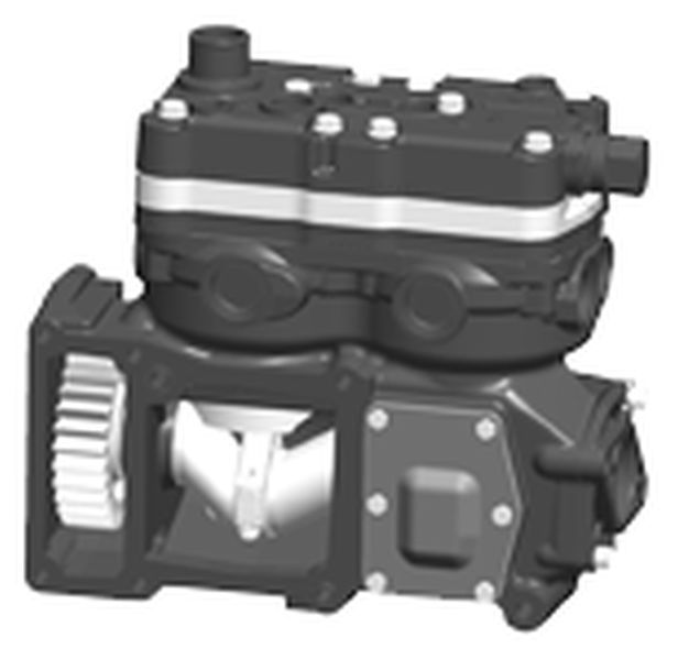 Compressor, compressed-air system