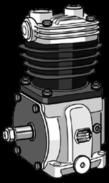 Compressor, compressed-air system