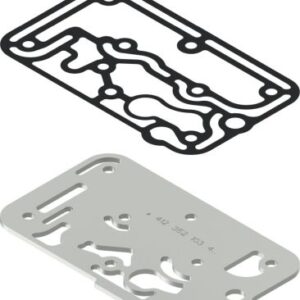 Air compressor intermediate plate
